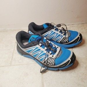 Salomon Men's XR Crossmax Guidance Running Shoe Bolt Blue/Black/Aluminum